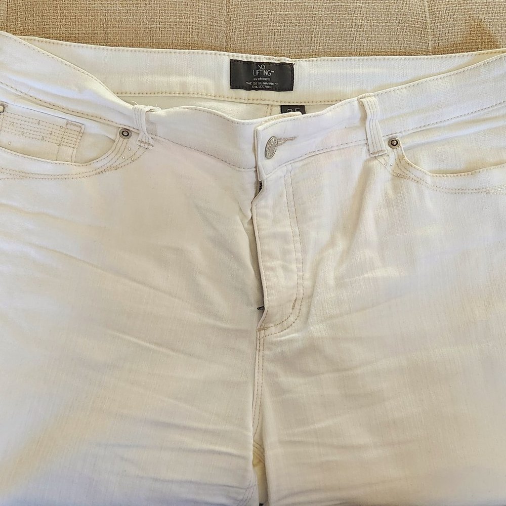 Chicos slimming white jeans